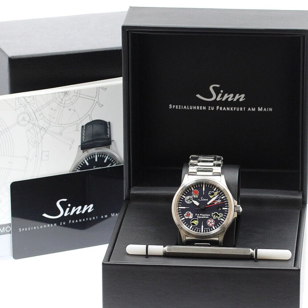 Sinn F-4 Phantom 556.F-4.Ⅱ Japan limited Navy Dial Automatic Men's Watch - Picture 3 of 12
